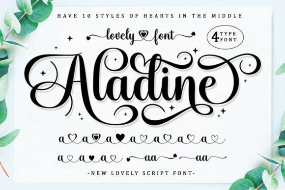 Aladine: Weaving Enchantment into Every Letterform