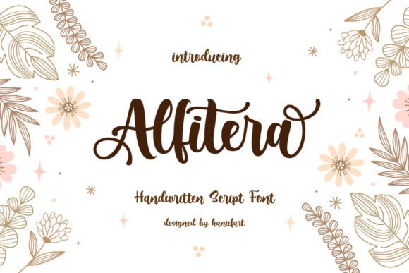 Alfitera: The Handcrafted Script for Authentic Branding
