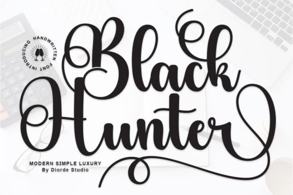 Black Hunter: The Elegant Script Font for Timeless Design