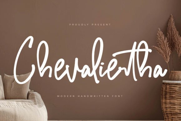 Chevaliertha: A Modern Handwritten Font for Distinctive Branding