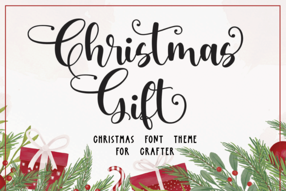 Christmas Gift: A Handwritten Script for Cozy, Inviting Designs