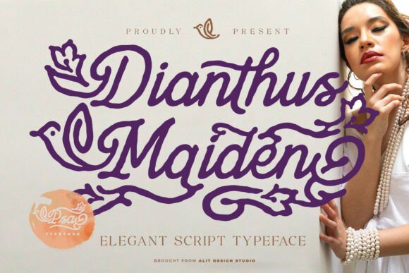 Dianthus Maiden: A Font for Timeless Romance