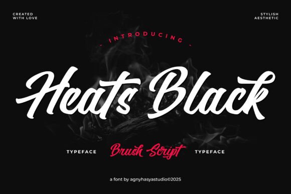 Heats Black: A Script Typeface for Bold Branding
