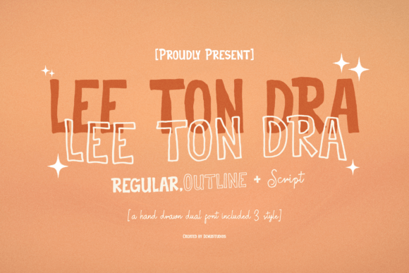 Lee Ton Dra: The Creative Font for Authentic Design