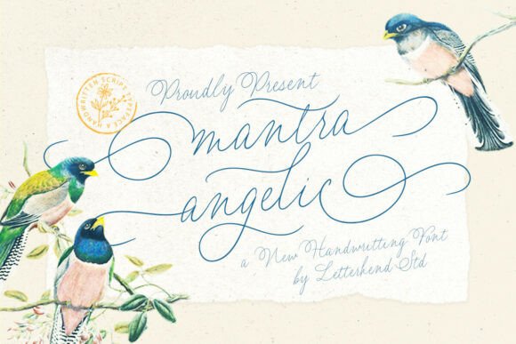 Mantra Angelic Pua: A Graceful Handwritten Script Font