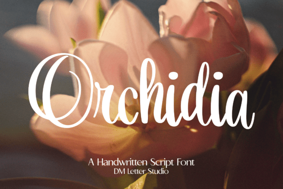 Orchidia: A Handwritten Script Font for Elegant Branding