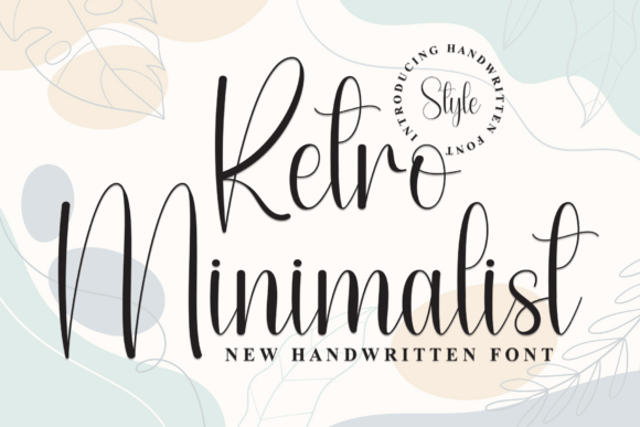 Retro Minimalist: The Handwritten Script Font That Blends Elegance and Playfulness