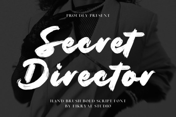 Secret Director: The Handbrush Bold Script Font for Clandestine Allure
