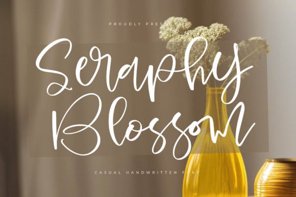 Seraphy Blossom: A Font That Feels Like a Signature