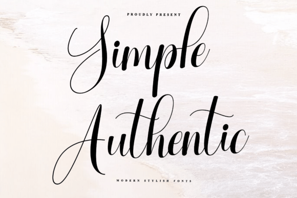 Simple Authentic: A Modern Script with Timeless Flow