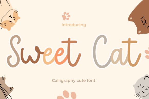 Sweet Cat: The Handwritten Script Font That Feels Like a Conversation