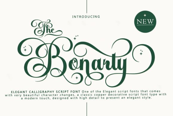 The Bonarty Script: A Fresh Take on Classic Elegance