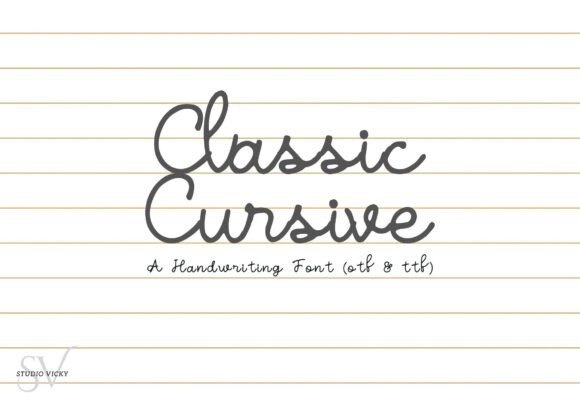 The Enduring Allure of Classic Cursive in Modern Design