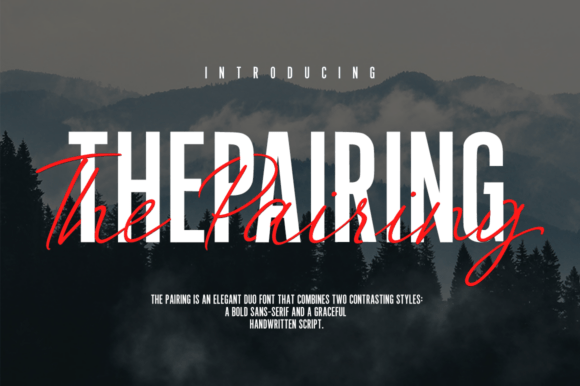 The Pairing: A Font Duo for Dynamic Design