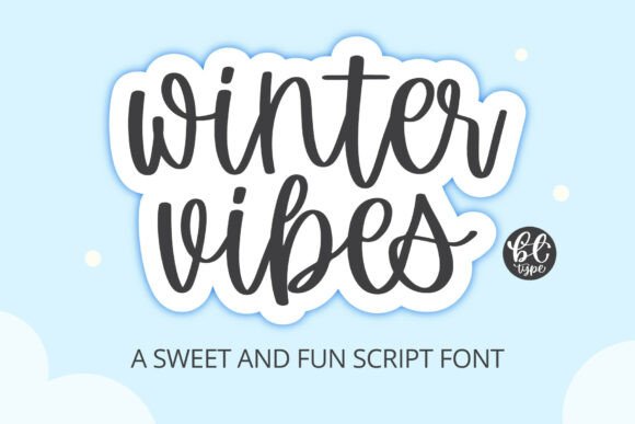 Winter Vibes: Cozy, Hand-Lettered Charm for Your Projects