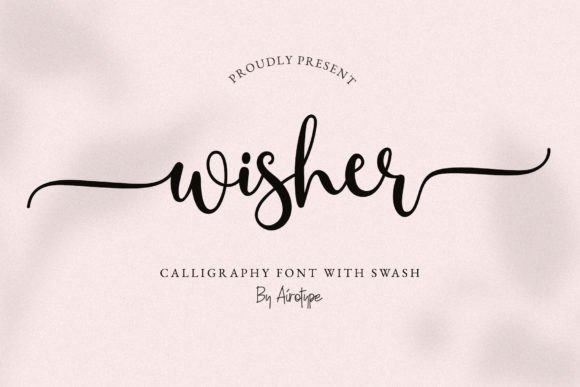 Wisher: A Script Font for Designs That Need Soul